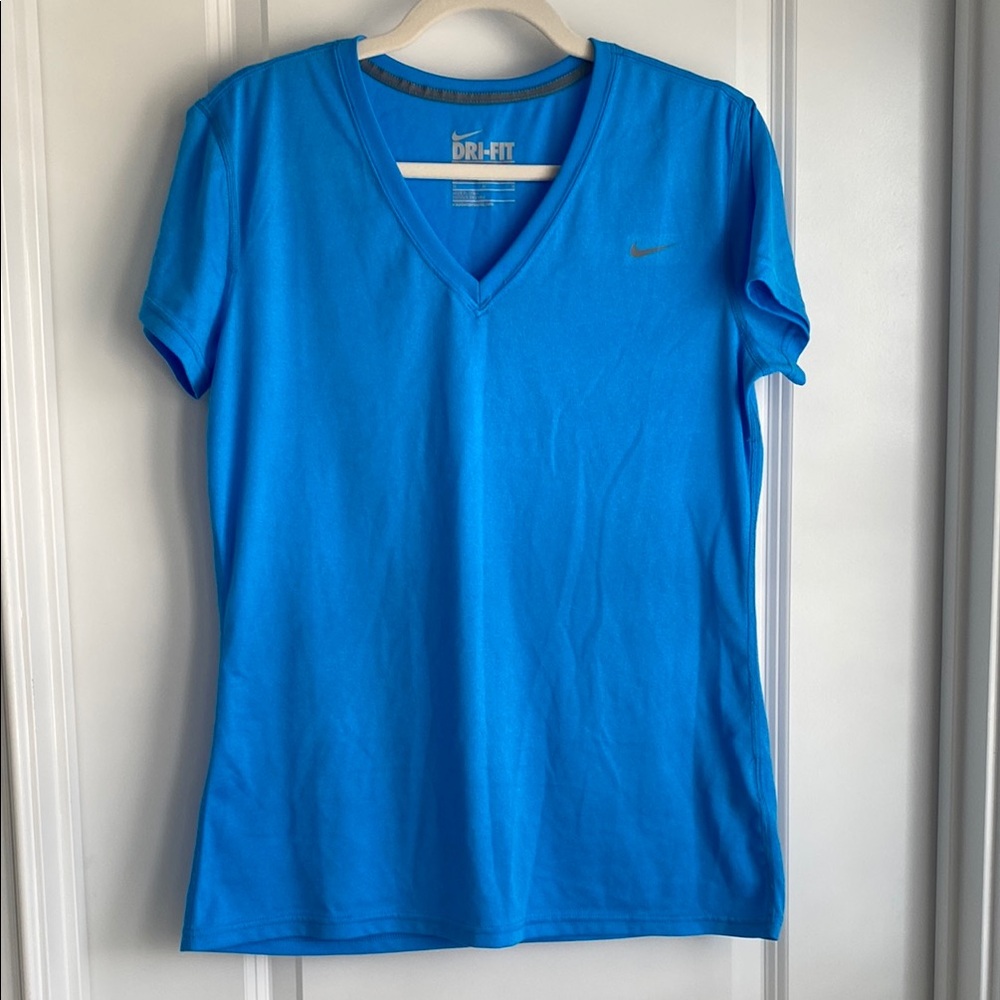 Nike Blue DRIFIT Short Sleeve Tee